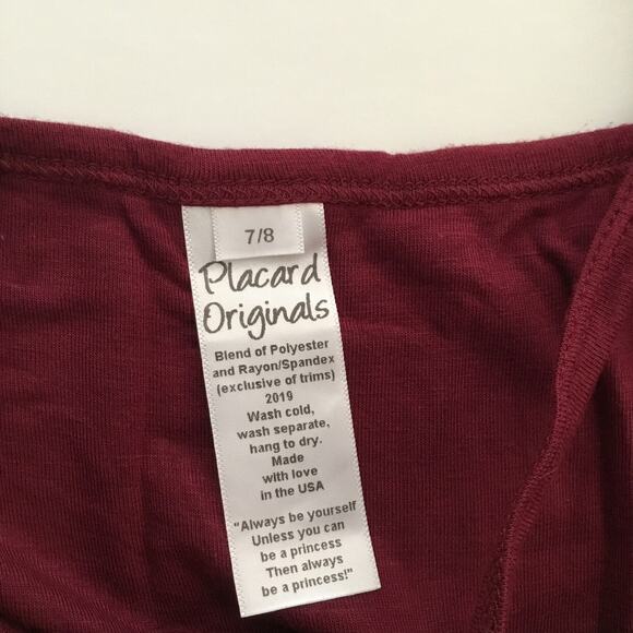 Placard Originals Burgundy & Mauve Tulle Dress - Picture 8 of 10